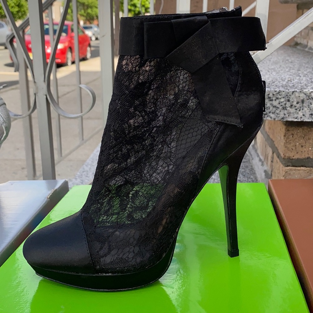 Charles by Charles david lace booties